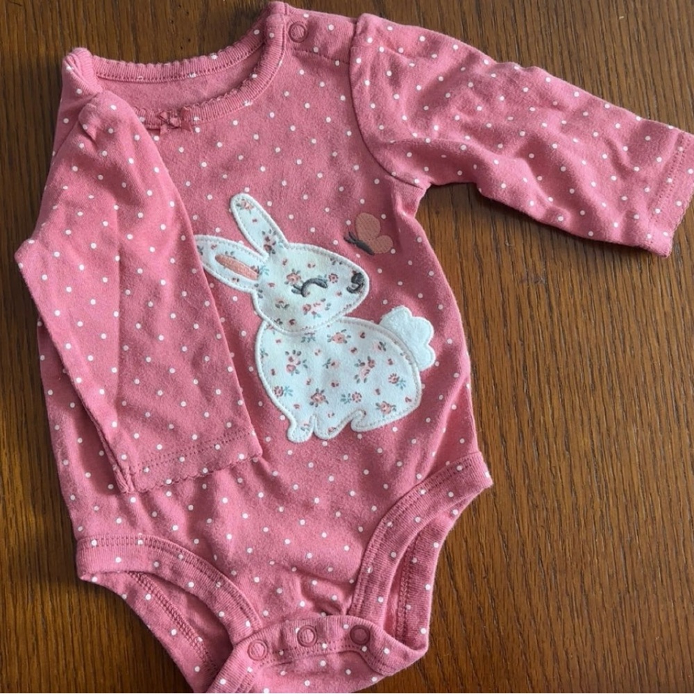 Carter's Baby Girl Bunny Bodysuit